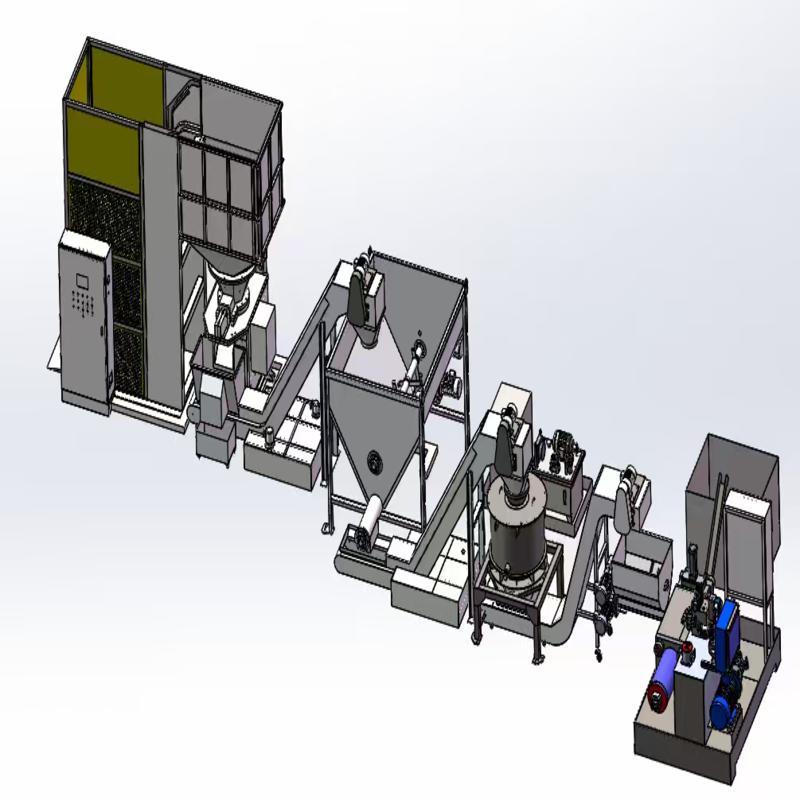 Metal Chips Processing Line1 Metal Chips Processing Line1